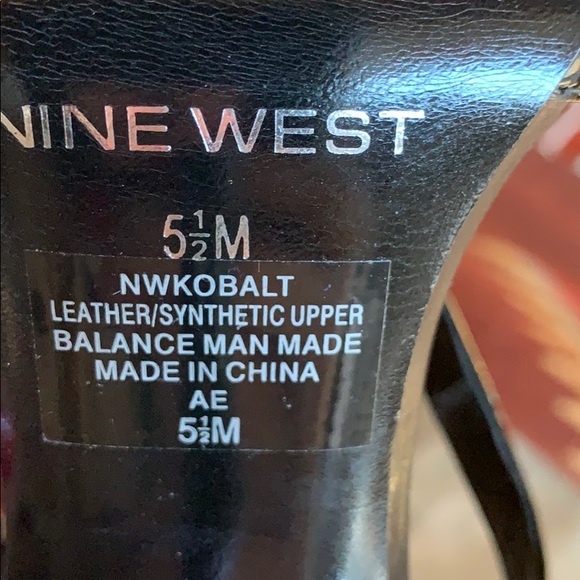 New without tags black Nine West 51/2m heels see pictures - Picture 8 of 13